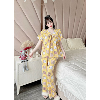 Bộ pijama lụa mango tiểu thư