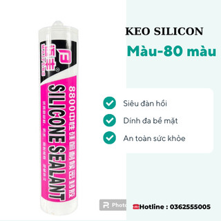 Keo Silicon màu gỗ nội thất che khuyết điểm, màu sắc đa dạng tương đồng màu gỗ thực tế