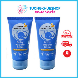 Mẫu mới - Kem bôi ấm ngực LITTLE INNOSCENTS ORGANIC cho bé
