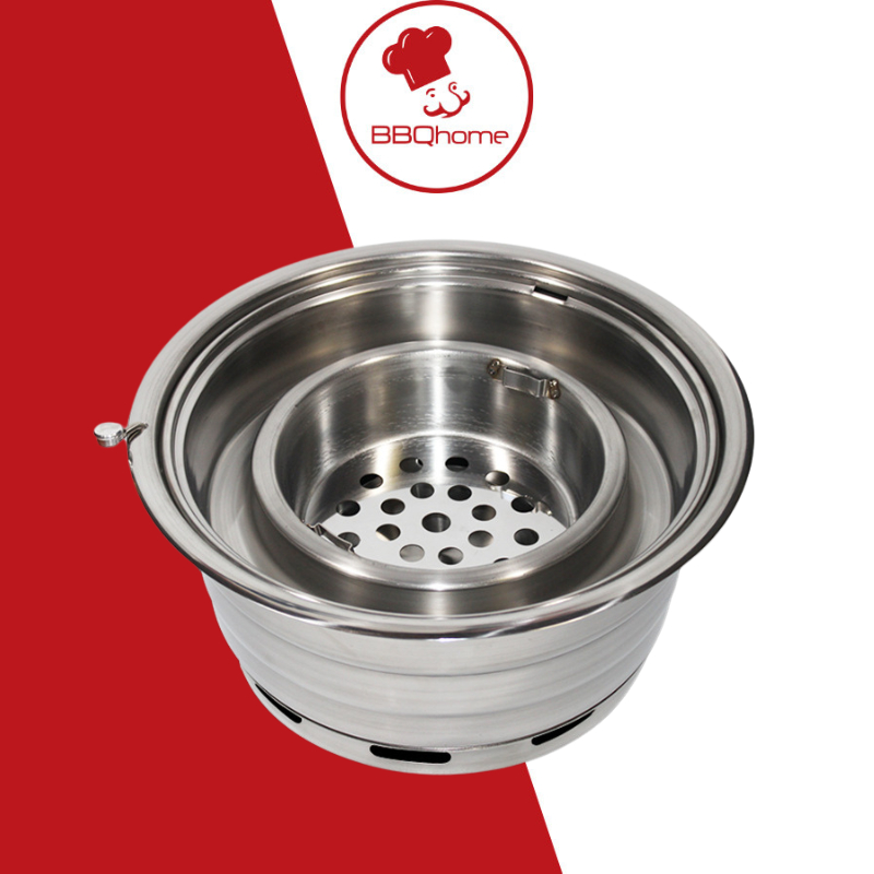 Bếp nướng âm bàn nhà hàng lẩu nướng, Bếp nướng than âm bàn