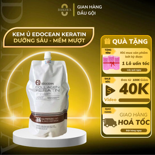 Kem hấp tóc phục hồi EDOCEAN chống rụng tóc, mềm mượt Danawa 1000ML