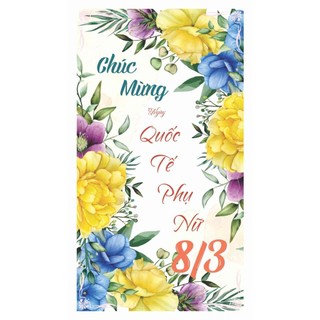 Thiệp chúc mừng ngày Quốc Tế Phụ Nữ 8/3 - Mẫu mới nhất 2024