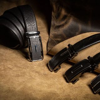 Thắt Lưng Da Bò Cao Cấp - Thắt Lưng Zorro - Thắt lưng đầu tăng trượt phong cách công sở