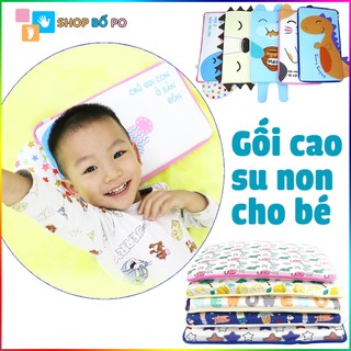 Gối cho bé sơ sinh - gối cao su non an toàn cho bé sơ sinh - không mùi, thoáng mát, dễ vệ sinh