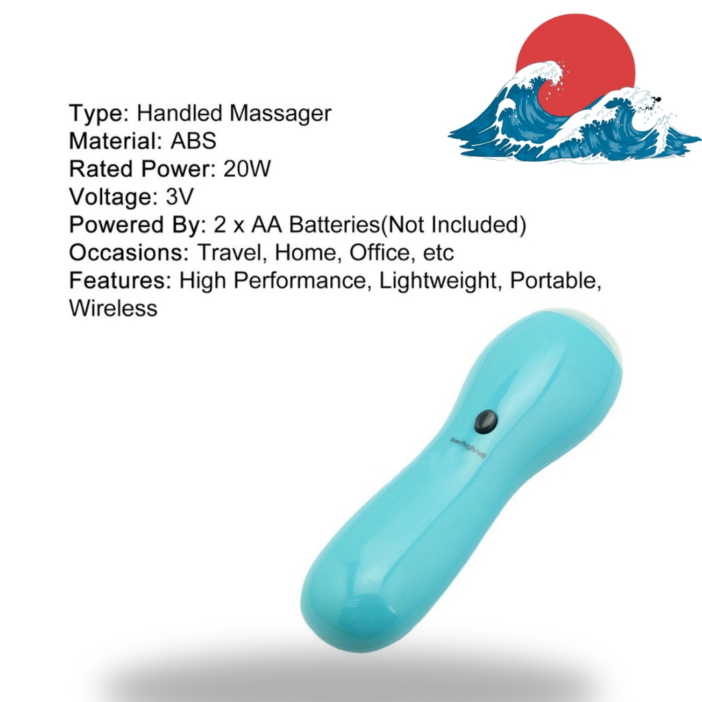 Máy rung mát xa cầm tay  FREE SHIP  nhỏ gọn Massage hỗ trợ thư giãn cơ thể cổ vai gáy hiệu quả cao.