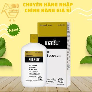 Dầu Gội Selsun Selenium Sulfide 2.5% Sạch Gàu Giảm Ngứa Da Đầu Thái Lan 120mL - Hinohouse