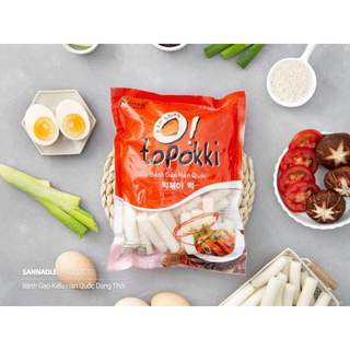 Bánh gạo Topokki truyền thống Sanadle gói 1kg