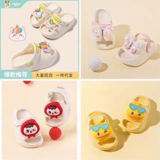 Dép Siêu Nhẹ MELITTDEER Sticker Cute Cho Bé Từ 1-6 Tuổi _  Mềm Êm Chân