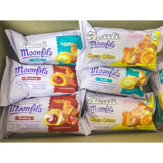 Combo 3 Cái BÁNH SỪNG BÒ BAULI MOONFILS VANI/SOCOLA/ DÂU/Phô Mai 45g