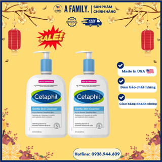 ( NHẬP KHẨU CHÍNH HÃNG ) Sữa Rửa Mặt Cetaphil Gentle Skin Cleanser 591ml