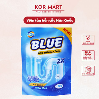 Bột thông cống blue công nghệ đột phá an toàn hiệu quả 100gr/gói