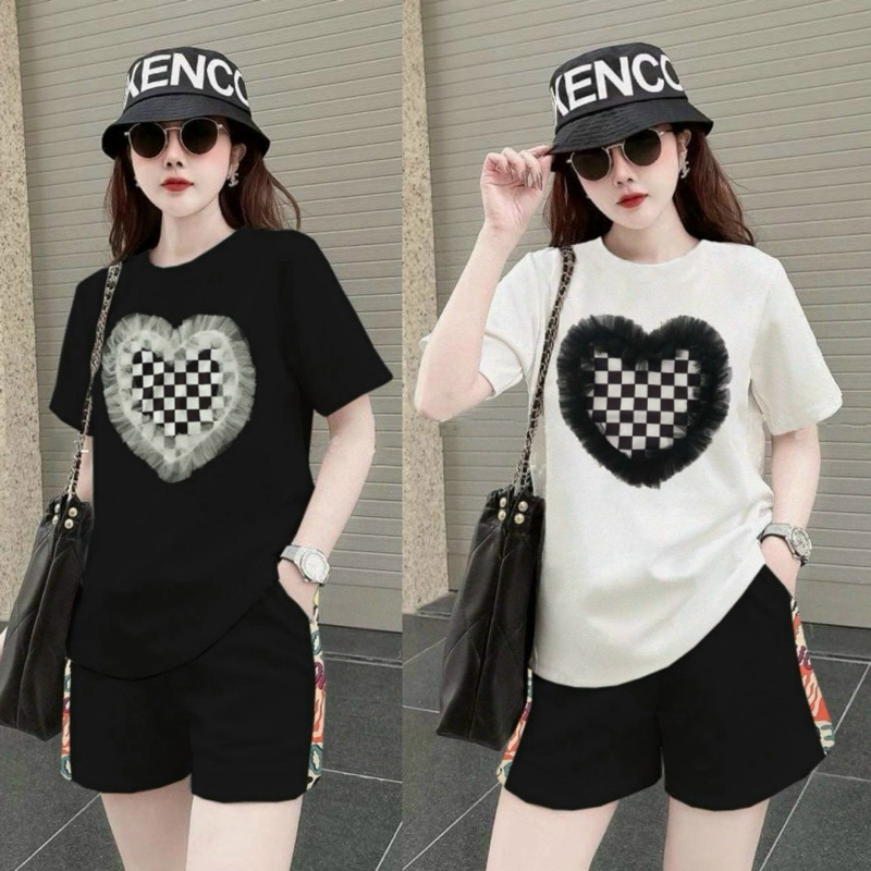 SET SHORT COTTON THÊU CAO CẤP