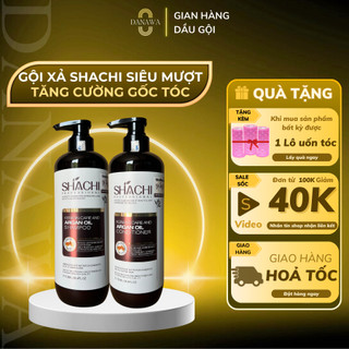 Dầu gội xả biotin & collagen SHACHI siêu mượt tăng cường gốc tóc Danawa 750ML