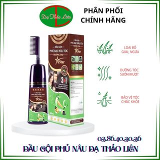 400ml dầu gội phủ bạc nâu dạ thảo liên