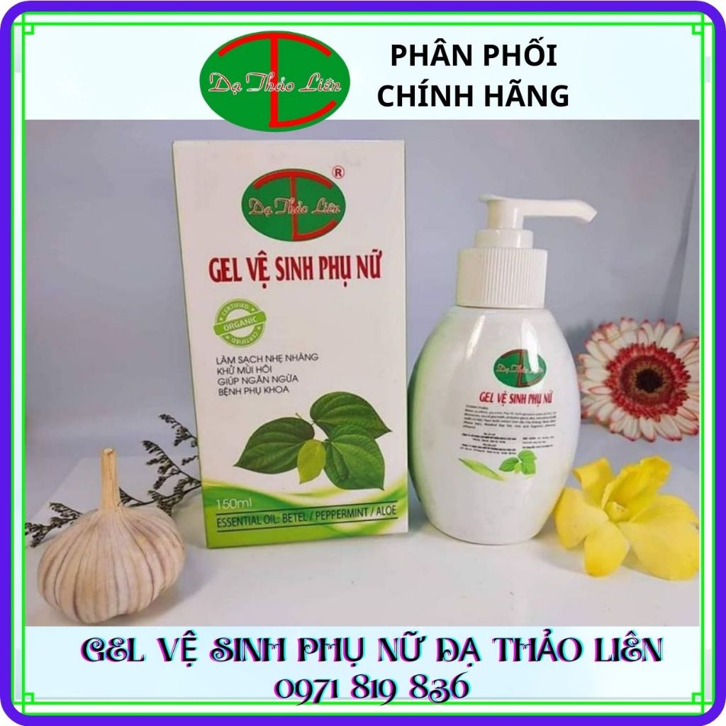 Gel Vệ Sinh Phụ Nữ Dạ Thảo Liên 100% Thảo Dược Thiên Nhiên 150ml