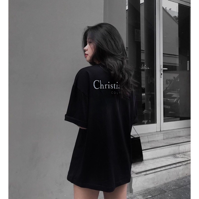 Áo Phông Trơn Chữ Dir QC beautiful clothes