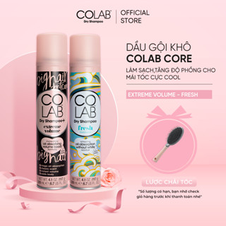 [Tiện lợi] Combo 2 Dầu Gội Khô COLAB+ Extreme Volume COLAB Fresh 200ml Làm Sạch Và Phồng Cho Mái Tóc