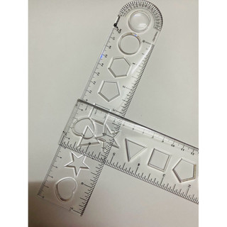2 Cây Thước kẻ 18cm đa năng