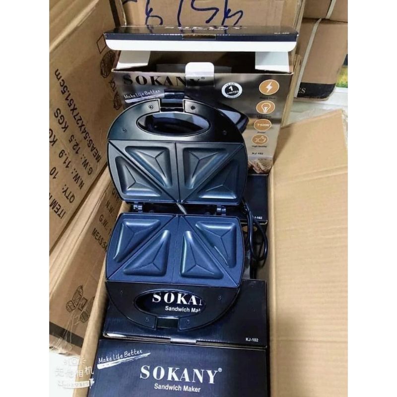 Máy làm bánh SOKANY KJ - 108 TIỆN LỢI NƯỚNG MAU DỄ SỬ DỤNG