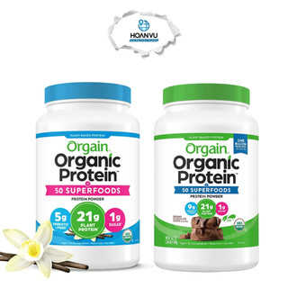 Bột Protein Orgain Organic Protein 50 Superfoods Creamy Chocolate/Vanilla