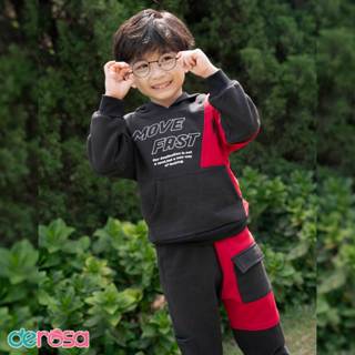 Bộ hoodie bé trai Derosa Kids cho bé từ 3 đến 7 tuổi ZWK23-3004