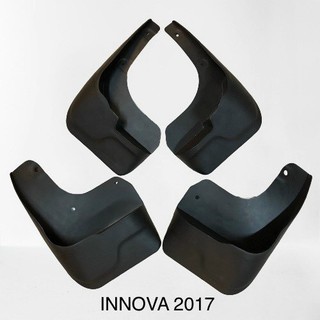 Bộ 4 chắn bùn bánh xe cho xe Innova 2006 đến 2021 kèm ốc vít, giúp hạn chế bùn đất bắn lên xe