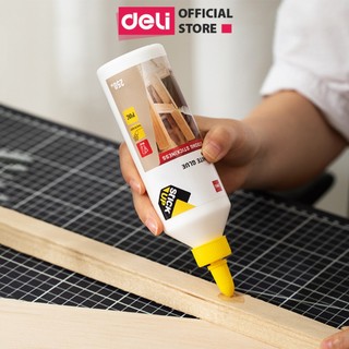 Keo Sữa Dán Giấy Gỗ Bìa Carton Học Sinh Deli Khô Nhanh Siêu Dính Không Mùi Nhỏ Gọn Tiện Lợi Làm Slime Thủ Công Văn Phòng