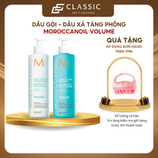 Bộ Dầu Gội Xả Tăng Phồng Moroccanoil Volume 500ml