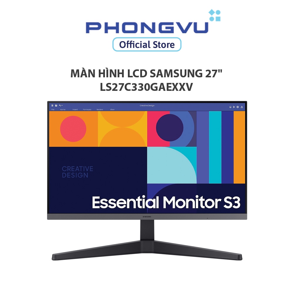 Màn hình LCD SAMSUNG 27" LS27C330GAEXXV (1920 x 1080/IPS/100Hz/4 ms/FreeSync) - Bảo hành 24 tháng