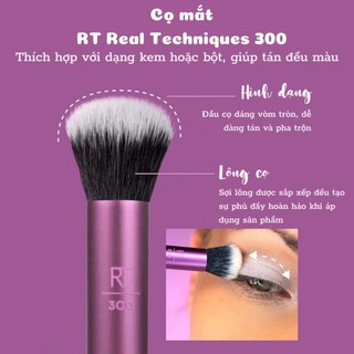 Cọ blend tán màu mắt rt real techniques deluxe crease rt300
