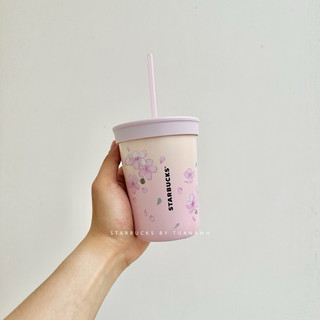 Ly Giữ Nhiệt Starbucks Hobby Cherry Blossom Pentals 355ml
