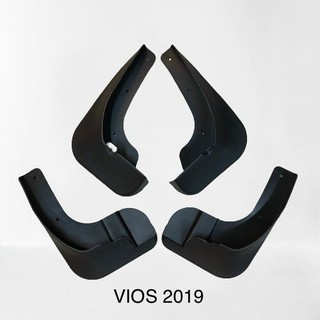 Bộ 4 Chăn Bùn Xe Vios 2014 đến 2024 bộ 4 chi tiết có kèm ốc vít - lắp đặt dễ tại nhà