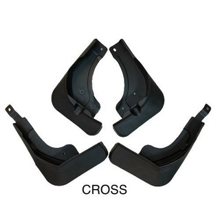 Bộ 4 Chắn Bùn Nhựa Dẻo Xe Toyota Cross 2019 2020 2021 2022 kèm ốc vít vừa form xe, lắp đặt dễ dàng