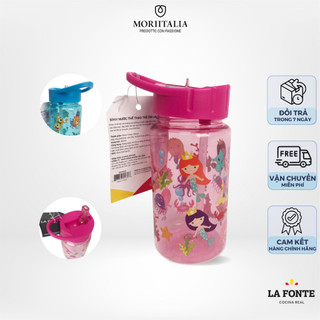 Bình nước thể thao trẻ em LA FONTE 430ml, Nhựa Tritan cao cấp an toàn sức khoẻ - Chính hãng MORIITALIA 000808
