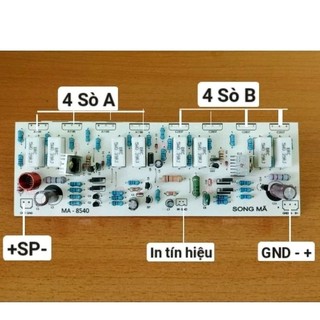 Mạch công suất 16 sò 2 kênh