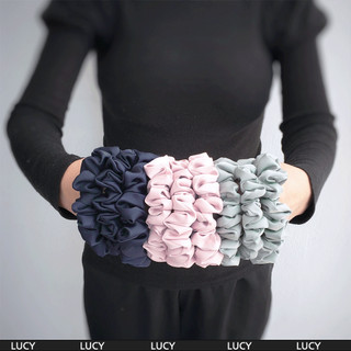 LUCY - Dây chun buộc tóc Lụa Scrunchies Handmade