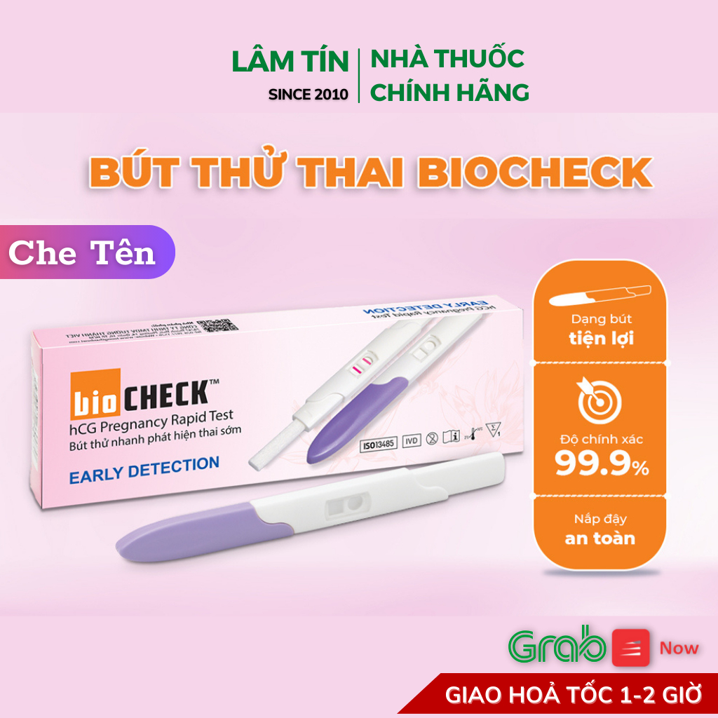 ✔(Chính Hãng) Biocheck Bút thử thai điện tử cao cấp thử thai sớm sau 7 - 10 ngày chính xác 100%