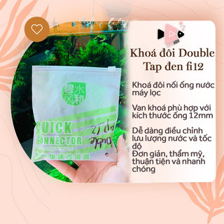 Khoá đôi double tap đen fi 12