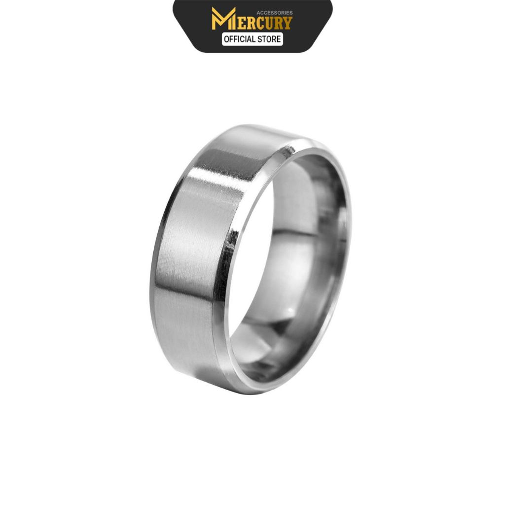Nhẫn nam Mercury Simple Titanium - Trang sức, phụ kiện đeo tay thời trang - Thiết kế Basic, Minimal