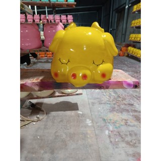 Heo đất tiết kiệm, heo đất làm quà tặng, Decor trang trí hình Thiên Thần nằm úp