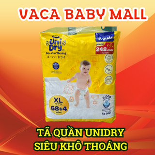 Tã/bỉm QUẦN UniDry siêu khô thoáng giá tốt đủ size M68+4/ L68+4/ XL68+4/ XXL68+4 miếng