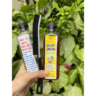 Cobo Tẩy mốc+ dầu quét lồng chim tặng kèm chổi vệ sinh lồng giá rẻ