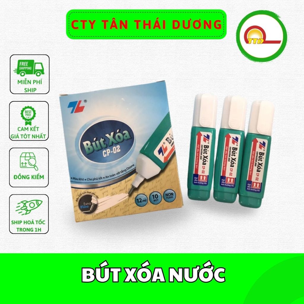(CHÍNH HÃNG ) BÚT XÓA NƯỚC CP-02, LOẠI 12ml
