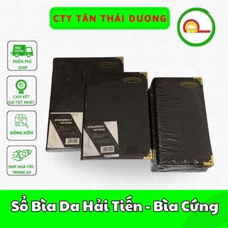 Sổ bìa da hải tiến - bìa cứng - loại b4/b5/b6 - 160, 240 trang