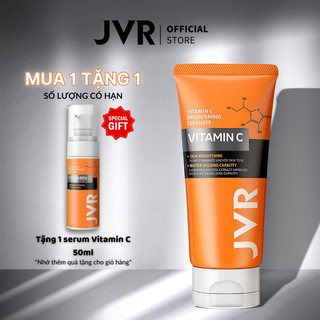 Sữa rửa mặt sáng da Vitamin C JVR dành cho nam giúp da trắng sáng loại bỏ bụn bẩn 100g