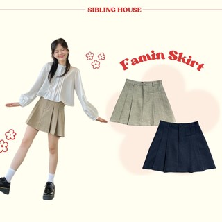 Chân váy nữ ngắn form tennis thiết kế xếp li Famin Skirt - Sibling House