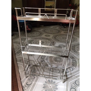 Kệ gia vị inox 3 tầng