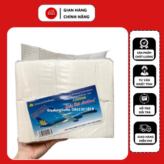 Giấy ăn rút 2 lớp dài túi 800 gram, giấy ăn cân 100% bột giấy sạch, không chất độc hại