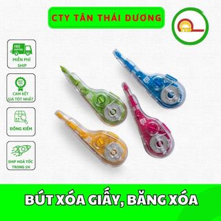 Bút xóa giấy, băng xóa, phủ băng plus - 2 kích cỡ