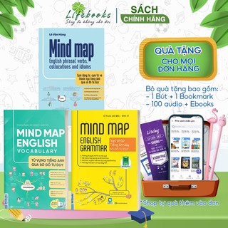 Sách - bộ 3 cuốn mindmap english học tiếng anh cho người mới bắt đầu mcbooks